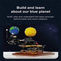 Thumbnail for Building Blocks MOC The Solar System Earth Sun Clock Bricks Toys - 18