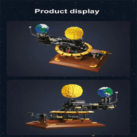 Thumbnail for Building Blocks MOC The Solar System Earth Sun Clock Bricks Toys - 25