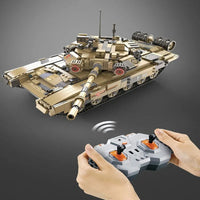 Thumbnail for Building Blocks MOC WW2 Motorized RC T90 Main Battle Tank Bricks Toys C61003 - 8