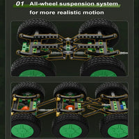 Thumbnail for Building Blocks Motorized RC Anti Ship Ballistic Missile Vehicle DF-21D Bricks Toys Construction Set Toys - 17