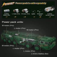 Thumbnail for Building Blocks Motorized RC Anti Ship Ballistic Missile Vehicle DF-21D Bricks Toys Construction Set Toys - 21