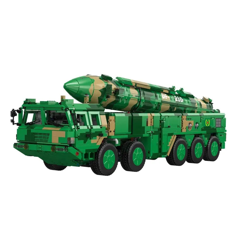 Building Blocks Motorized RC Anti Ship Ballistic Missile Vehicle DF-21D Bricks Toys Construction Set Toys - 3