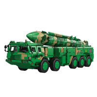 Thumbnail for Building Blocks Motorized RC Anti Ship Ballistic Missile Vehicle DF - 21D Bricks Toys - 3