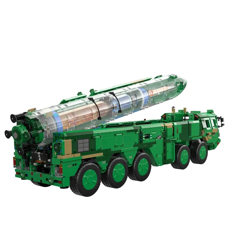Building Blocks Motorized RC Anti Ship Ballistic Missile Vehicle DF - 21D Bricks Toys - 6