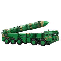 Thumbnail for Building Blocks Motorized RC Anti Ship Ballistic Missile Vehicle DF - 21D Bricks Toys - 1