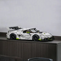 Thumbnail for Building Blocks Tech Expert MOC 61048 Supercar Racing Sports Car Bricks Toy - 23