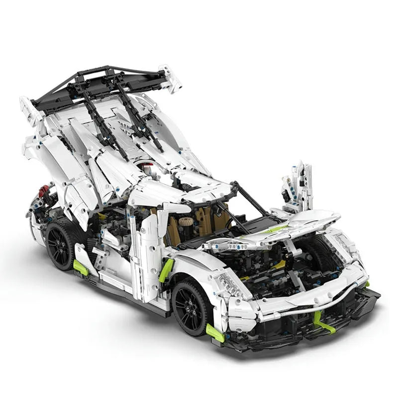 Building Blocks Tech Expert MOC 61048 Supercar Racing Sports Car Bricks Toy - 3