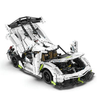 Thumbnail for Building Blocks Tech Expert MOC 61048 Supercar Racing Sports Car Bricks Toy - 3