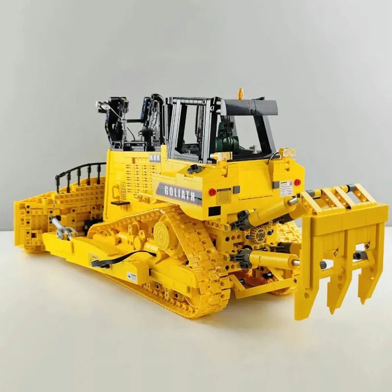 Building Blocks Tech Expert MOC RC Heavy Bulldozer Truck Bricks Toy - 9