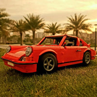 Thumbnail for Building Blocks Tech MOC 61045 Porsche 911 Super Racing Car Bricks Toys - 16