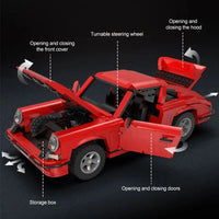 Thumbnail for Building Blocks Tech MOC 61045 Porsche 911 Super Racing Car Bricks Toys - 7
