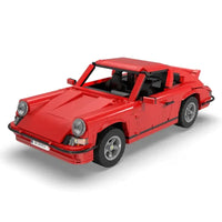 Thumbnail for Building Blocks Tech MOC 61045 Porsche 911 Super Racing Car Bricks Toys - 5
