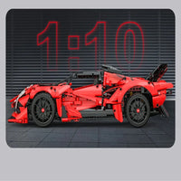 Thumbnail for Building Blocks Tech MOC C63005 Super APE Racing Hyper Car Bricks Toy - 5