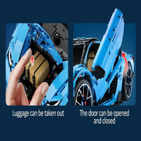 Thumbnail for Building Blocks Tech MOC Lambo Centenario Hypercar Sports Car Bricks Toy - 18
