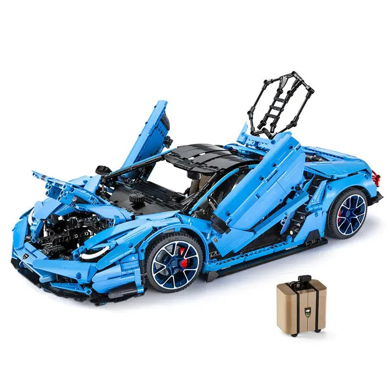 Building Blocks Tech MOC Lambo Centenario Hypercar Sports Car Bricks Toy - 4
