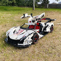 Thumbnail for Building Blocks Tech MOC RC Motorized Apollo IE Racing Car Bricks Toy 61053 - 10