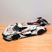 Thumbnail for Building Blocks Tech MOC RC Motorized Apollo IE Racing Car Bricks Toy 61053 - 19