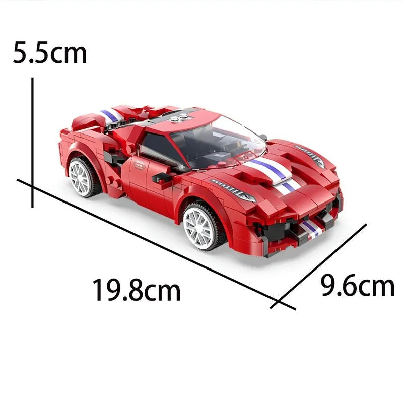 Building Blocks Tech MOC Supercar RC Racing Car Bricks Toys C51072 Construction Set Toys - 4