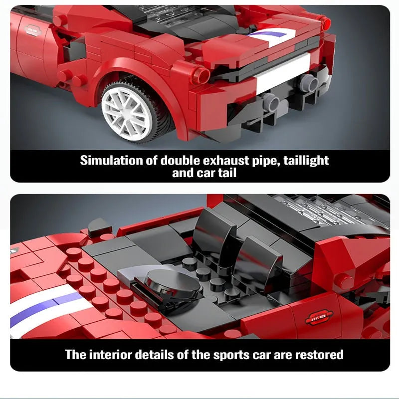 Building Blocks Tech MOC Supercar RC Racing Car Bricks Toys C51072 Construction Set Toys - 10