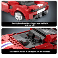 Thumbnail for Building Blocks Tech MOC Supercar RC Racing Car Bricks Toys C51072 Construction Set Toys - 10