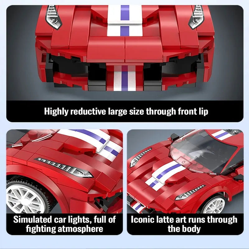 Building Blocks Tech MOC Supercar RC Racing Car Bricks Toys C51072 Construction Set Toys - 6