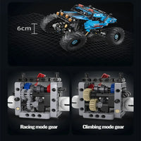 Thumbnail for Building Blocks Tech RC MOC APP Off-Road Monster Buggy Bricks Toys Construction Set Toys - 14