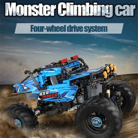 Thumbnail for Building Blocks Tech RC MOC APP Off-Road Monster Buggy Bricks Toys Construction Set Toys - 7