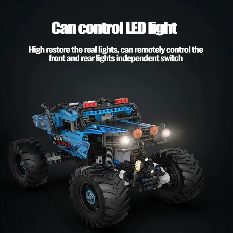 Building Blocks Tech RC MOC APP Off-Road Monster Buggy Bricks Toys Construction Set Toys - 10