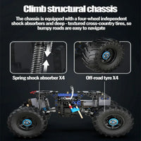 Thumbnail for Building Blocks Tech RC MOC APP Off-Road Monster Buggy Bricks Toys Construction Set Toys - 20
