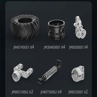 Thumbnail for Building Blocks Tech RC MOC APP Off-Road Monster Buggy Bricks Toys Construction Set Toys - 15