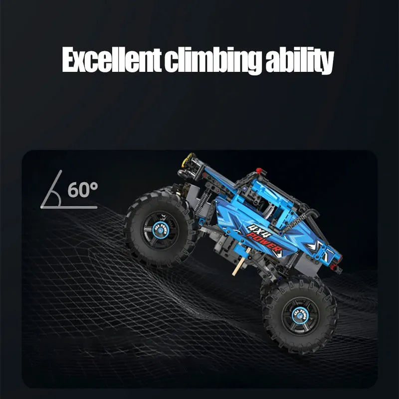 Building Blocks Tech RC MOC APP Off-Road Monster Buggy Bricks Toys Construction Set Toys - 8