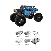 Thumbnail for Building Blocks Tech RC MOC APP Off-Road Monster Buggy Bricks Toys Construction Set Toys - 22