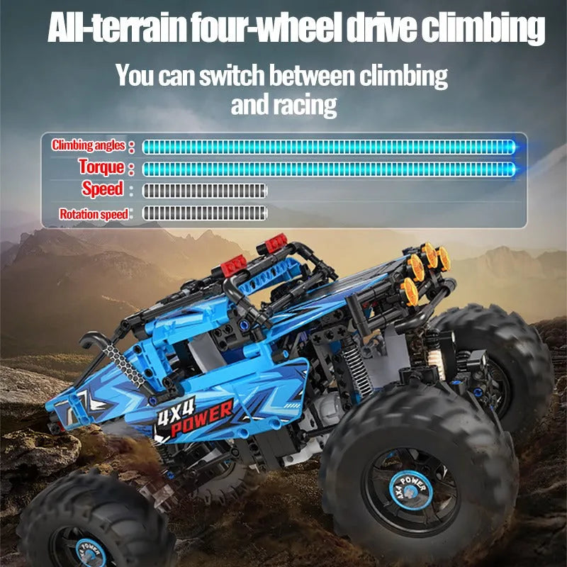 Building Blocks Tech RC MOC APP Off-Road Monster Buggy Bricks Toys Construction Set Toys - 13