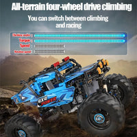 Thumbnail for Building Blocks Tech RC MOC APP Off-Road Monster Buggy Bricks Toys Construction Set Toys - 13