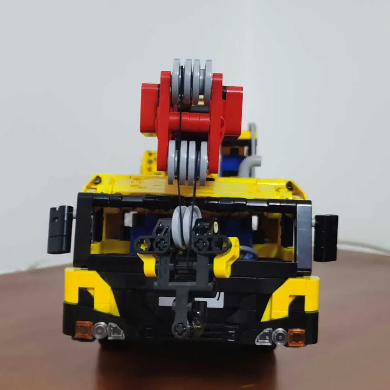 Building Blocks Technical RC Motorized Large Mobile Crane Truck Bricks Toy Construction Set Toys - 13