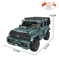 Thumbnail for Building Blocks MOC 009 Concept RY300 Off Road SUV Vehicle Bricks Toy - 1