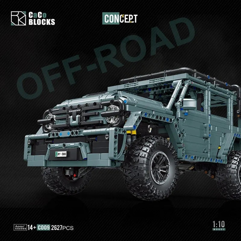 Building Blocks MOC 009 Concept RY300 Off Road SUV Vehicle Bricks Toy - 3