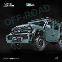 Thumbnail for Building Blocks MOC 009 Concept RY300 Off Road SUV Vehicle Bricks Toy Construction Set Toys - 3