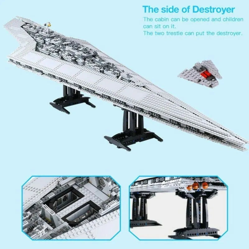 Building Blocks MOC 05028 Star Wars Super Destroyer Bricks Toy - 8