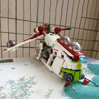 Thumbnail for Building Blocks MOC 05041 Star Wars Republic Gunship Cruiser Bricks Toy - 5