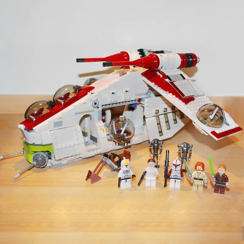 Building Blocks MOC 05041 Star Wars Republic Gunship Cruiser Bricks Toy - 3