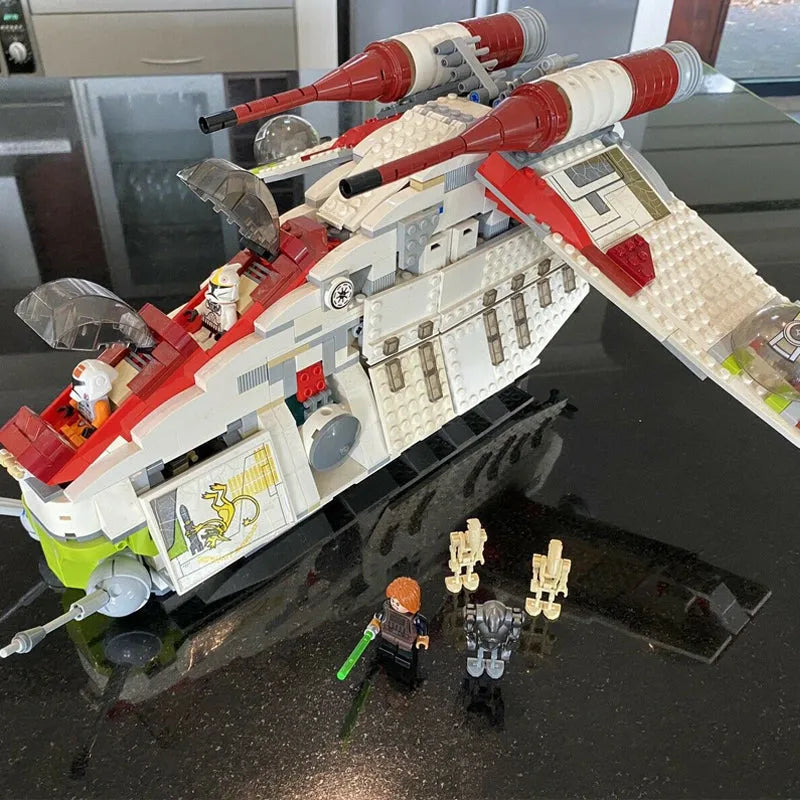 Building Blocks MOC 05041 Star Wars Republic Gunship Cruiser Bricks Toy - 10