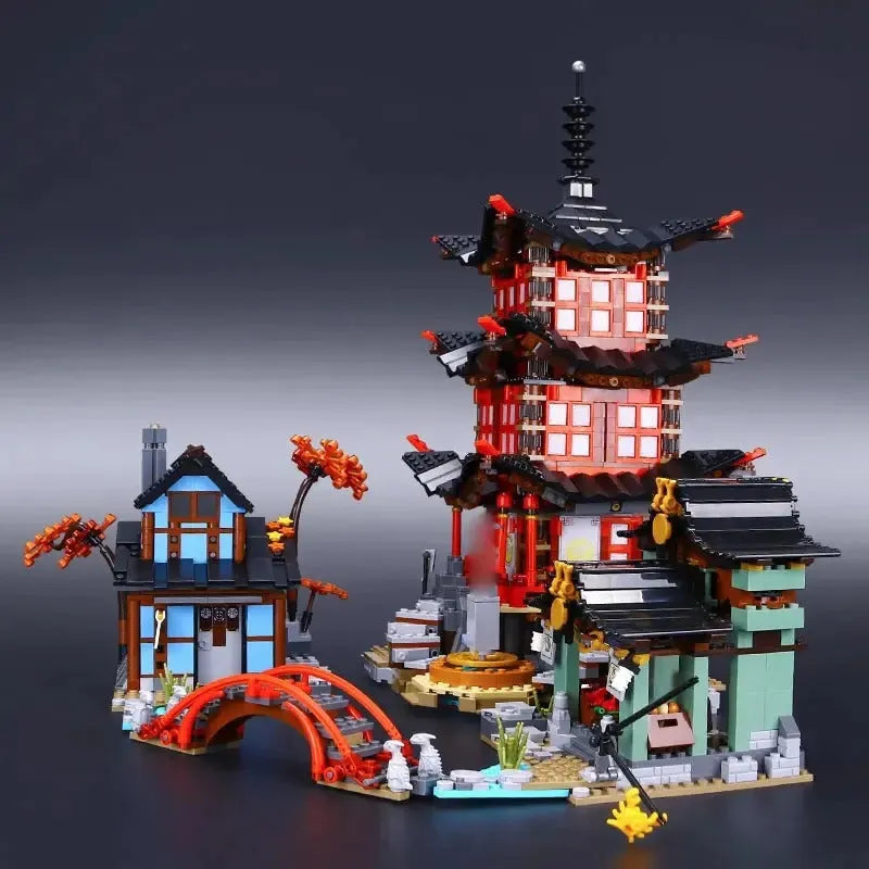 Building Blocks MOC 06022 Ninjago Temple Of Airjitzu Bricks Toys - 1