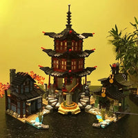 Thumbnail for Building Blocks MOC 06022 Ninjago Temple Of Airjitzu Bricks Toys - 10