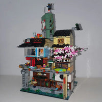 Thumbnail for Building Blocks MOC 06066 Ninjago City Bricks Toy - 6