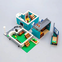 Thumbnail for Building Blocks MOC 10201 Creator Expert City Bookshop Store Bricks Toys - 5