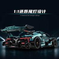 Thumbnail for Building Blocks MOC 10612 Gumpert Apollo IE Super Racing Car Bricks Toys Construction Set Toys - 4