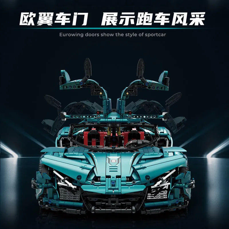 Building Blocks MOC 10612 Gumpert Apollo IE Super Racing Car Bricks Toys Construction Set Toys - 3