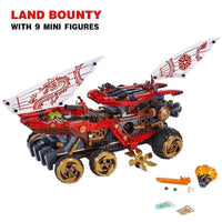 Thumbnail for Building Blocks MOC 11332 Ninjago Movie Land Bounty Truck Bricks Kids Toys - 2