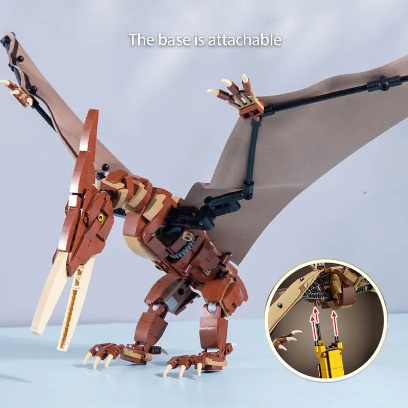 Building Blocks MOC 13006 Flying Dinosaur Dragon Bricks Toys - 9